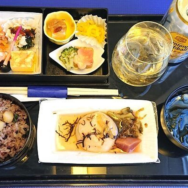 グレードアップしたANAプレミアムクラスの機内食1月★羽田⇔那覇便：夕食★