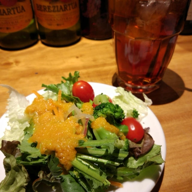 最近野菜が高いので・・恵比寿GEMSフラガンテウーモでサラダバー付きランチ