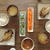 日曜日の朝は、干物と納豆で。