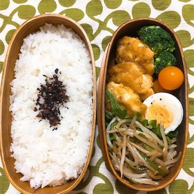 20180723鶏むね肉のピカタ弁当【プラス小１学童弁当】＆コストコ買出し！