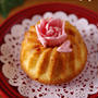 母の日のフルーツ花デコケーキ(超簡単ケーキ＆デコレーション・各3STEP)☆パウンドケーキアレンジ