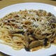 カキの塩辛のパスタ