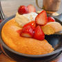 桜と菜の花。と 【ドトール珈琲農園】ふわふわ♪いちごパンケーキ