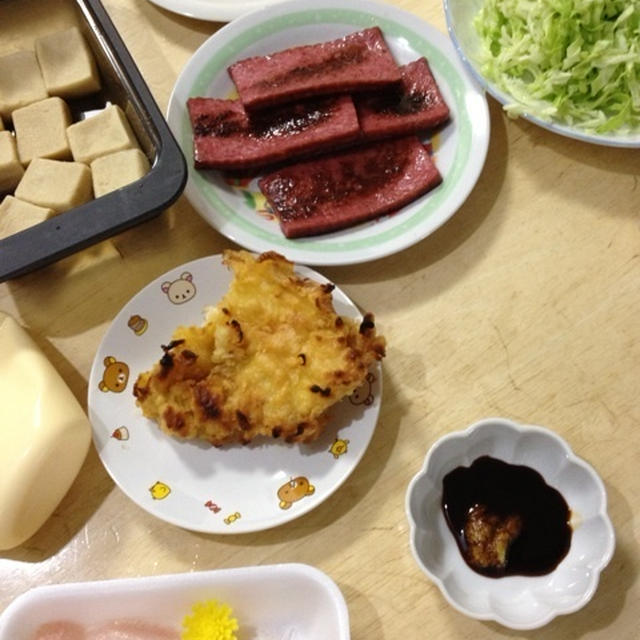 反省して改善したメニューで晩酌
