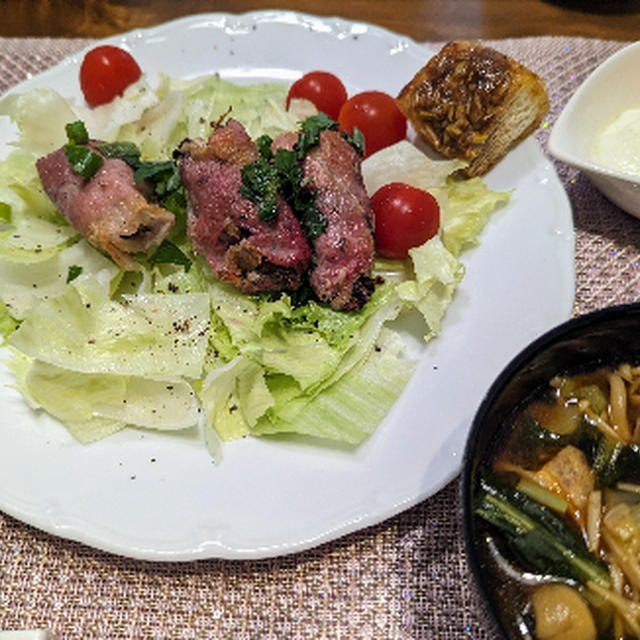 椎茸の肉巻きソテー