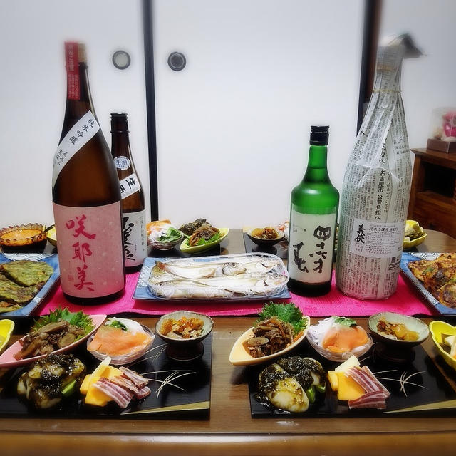 【家飲み/日本酒】 義侠 純米吟醸 原酒40 * 海鮮チヂミ2種