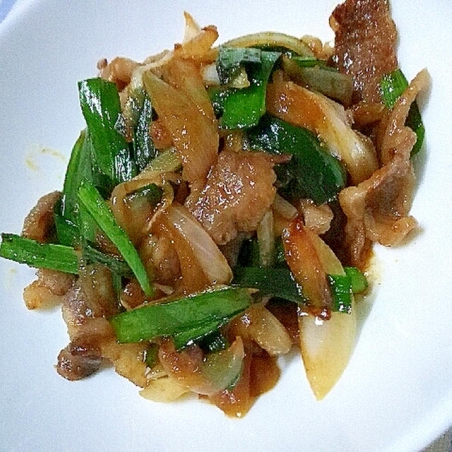 食べて元気に！ニラと玉ねぎの牛肉炒め / 窓ぎわのトットちゃん