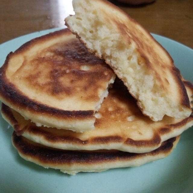 膨らし粉なしパンケーキ