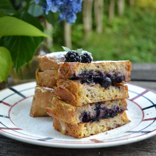 Peanut Butter French Toast ピーナッツバターフレンチトースト