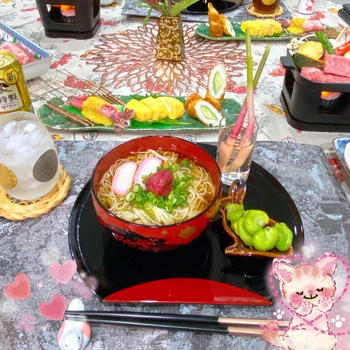 白石温麺と仙台牛でおうちご飯♪