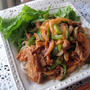 酒粕コチュダレ de 韓国冷麺 肉野菜炒めのっけ　