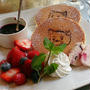 限定♪可愛い～「しばじいパンケーキ」