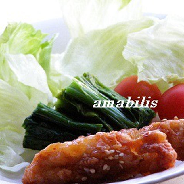 チキンと野菜のセット