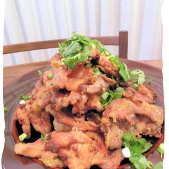 【豚の竜田焼き　カレー風味】