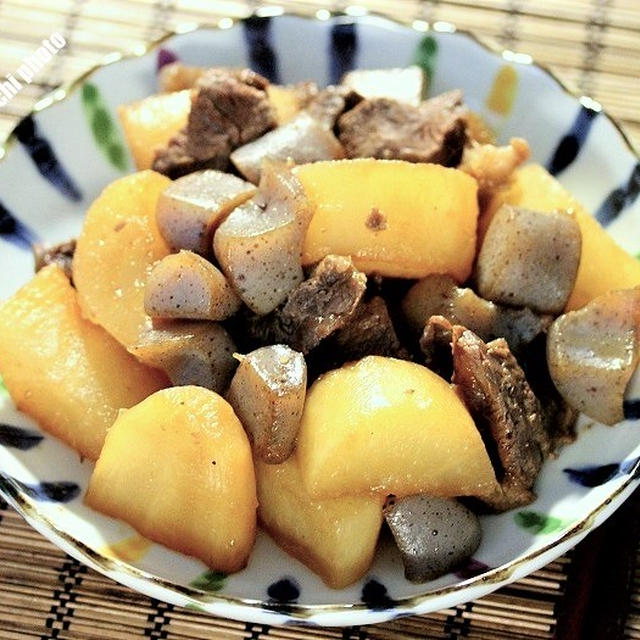 GW最後はのんびりと「牛肉と大根のコトコト煮物」＆「ワイン飲みながらパンで晩ご飯」