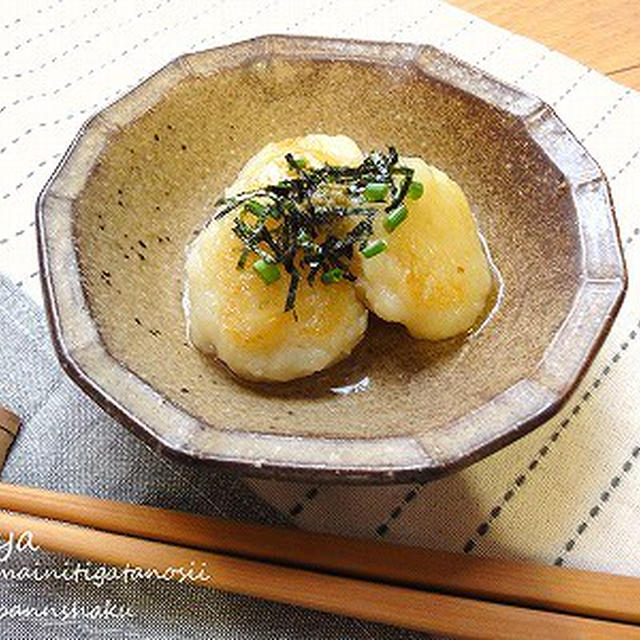 もちもちじゃがいも団子の和風あんかけ♪