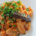 和風ラタトゥイユ　と　野菜と玄米のトマトリゾット