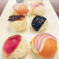 大人の手まり寿司4種ミョウガがうまい！ by モンステラさん