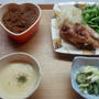 水菜大量消費☆水菜インドカレー　と　入船☆天使の海老フライ