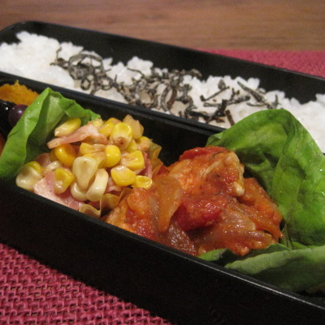 豚肉のケチャップ煮弁当
