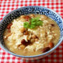 ちぎり豆腐と豆の即席とろとろ煮