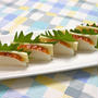 週末のおうち居酒屋おつまみは、贅沢スライスチーズで超簡単！はも板のチェダーサンド。