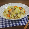 白菜が美味しい！ カニ缶と味噌で作る旬野菜のとろみあんかけ煮