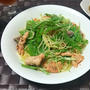 ☆秋鮭と水菜のペペロンチーノ☆