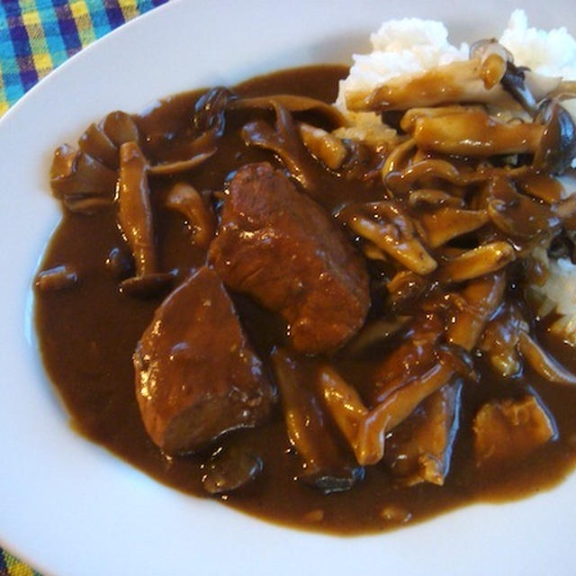 秋のきのこカレー