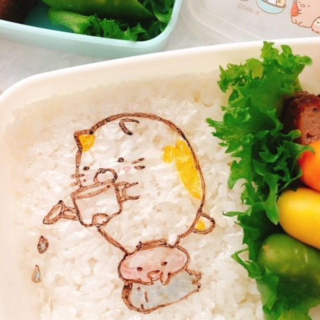 オブラートアートで楽しんだ幼稚園弁当〜オブラートアートのコツ〜