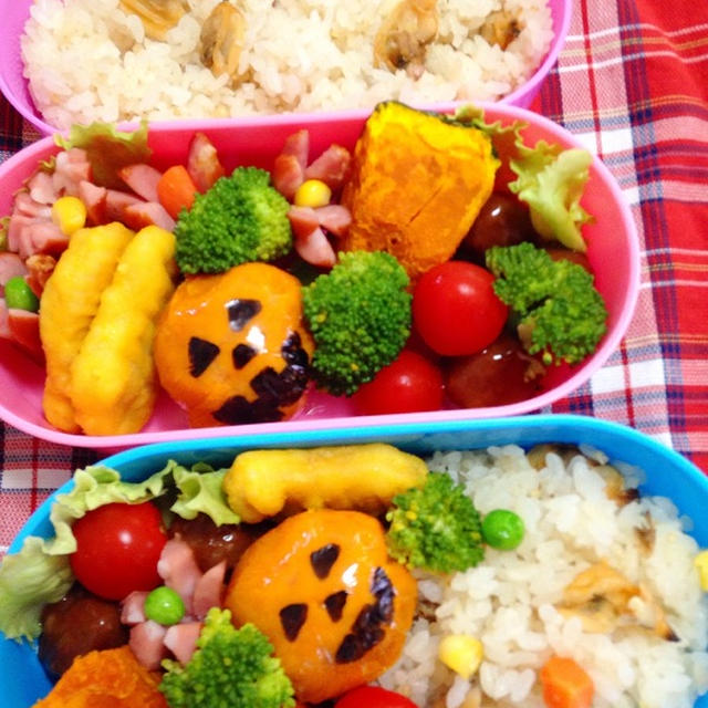 ぷるもあ プラセンタ と ハロウィン弁当!?