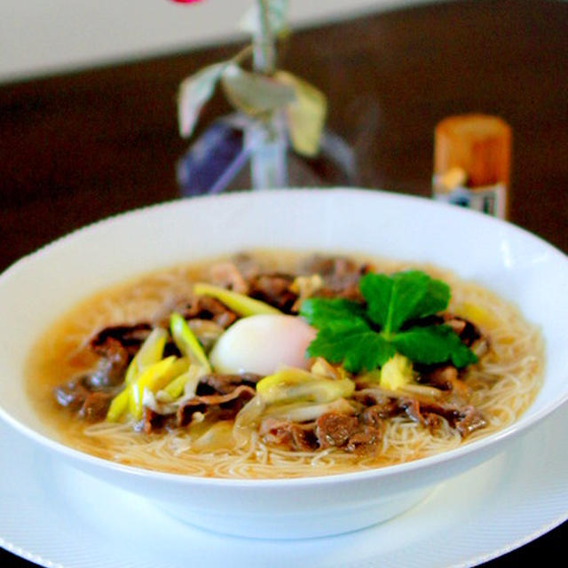 牛肉にゅう麺♫