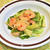 暖かったです　　揚げエビとセロリのマリネ