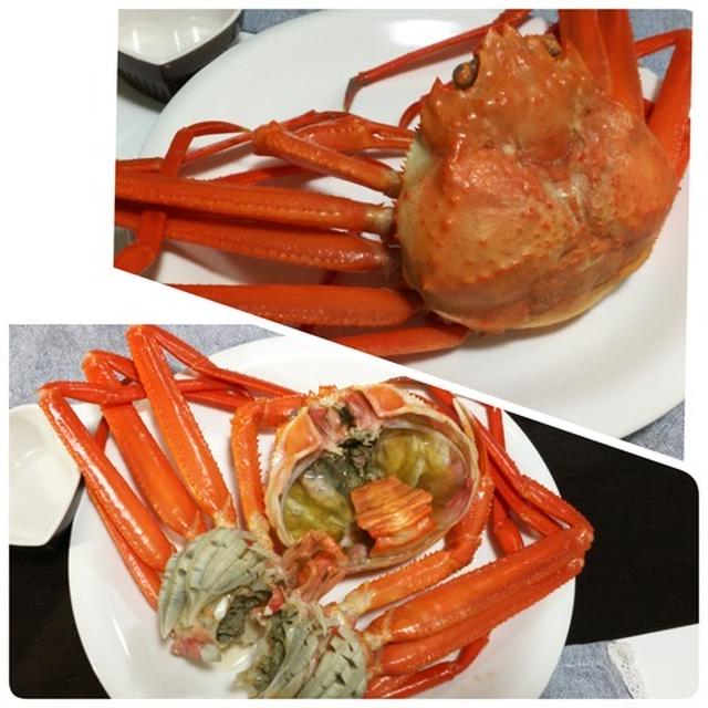 久しぶりのカニ！茹で紅ずわいガニ