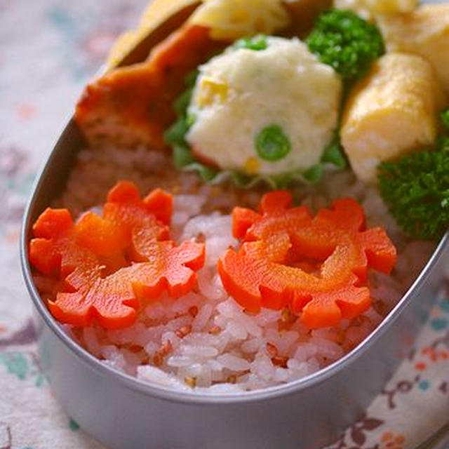 飾り人参のお弁当
