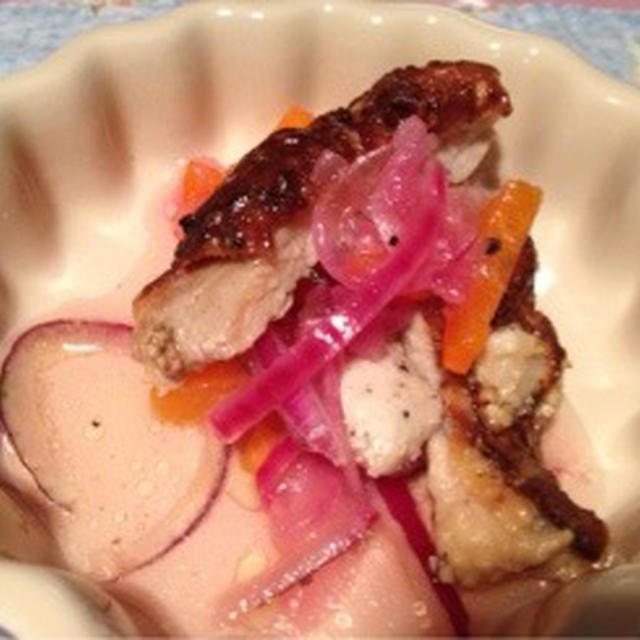 鶏肉のハーブマリネ