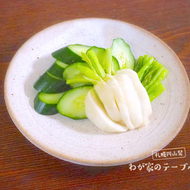 ぬか漬け 簡単で大胆な水抜き
