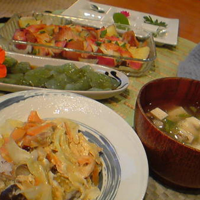 土曜日の晩ご飯(^_^)v