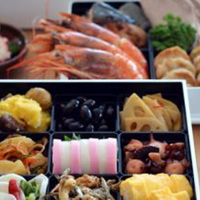 2018年　食べやすいおせち２。あけましておめでとうございます。