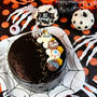 ハロウィンケーキ　かぼちゃムースとココアスポンジ