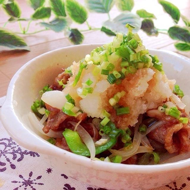 牛肉のおろしポン酢がけ♡