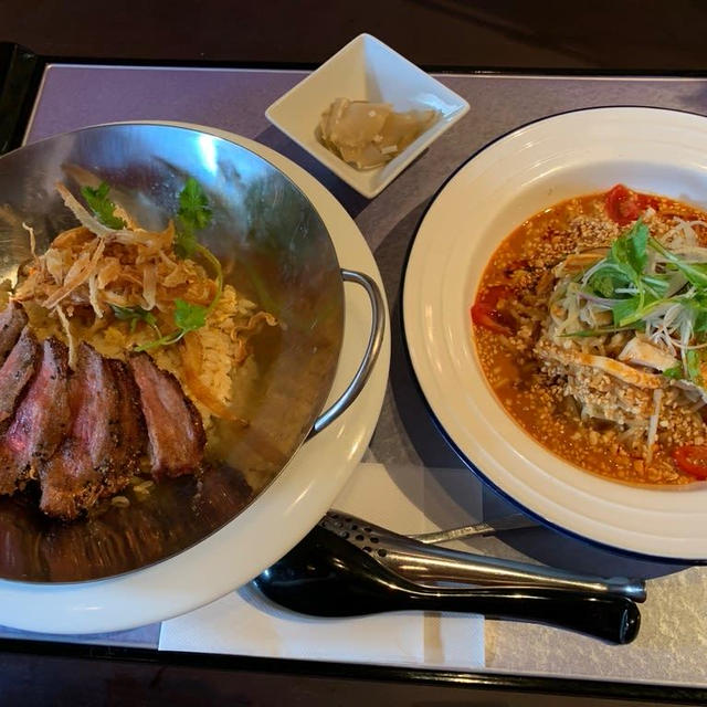三宝茶楼で夏辛ランチとレバにら美味しくいただきました♪