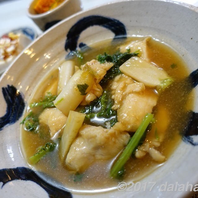 【レシピ】「治部煮」（じぶ煮）鶏むね肉と大根菜でつくる金沢の郷土料理で体の芯から温まる