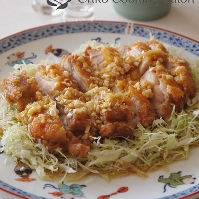 ラカントすき焼のたれで！油淋鶏