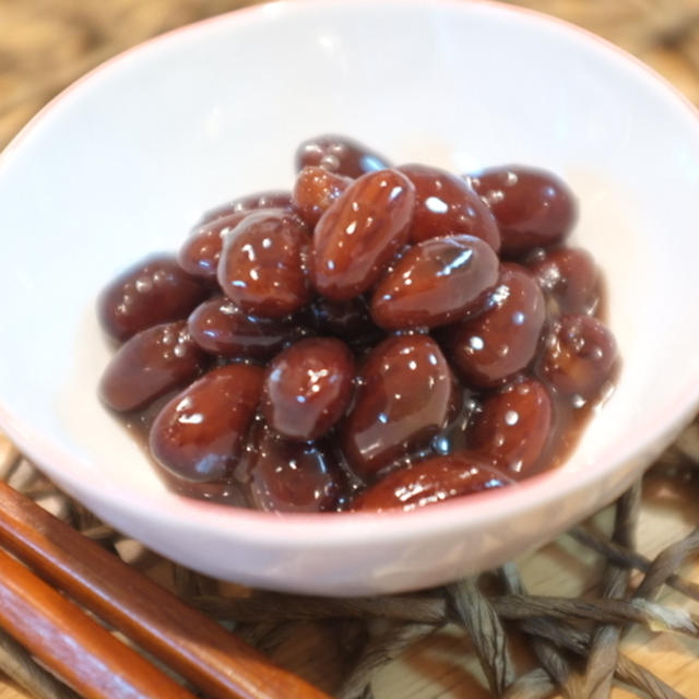 圧力鍋☆うずら豆の水煮からの甘煮♪