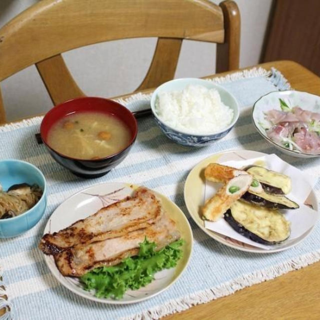 椎茸と結びしらたきの煮ものとアジの和風サラダでうちごはん（レシピ付）