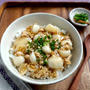 ゆり根のそぼろあんかけ丼　柚子こしょう風味