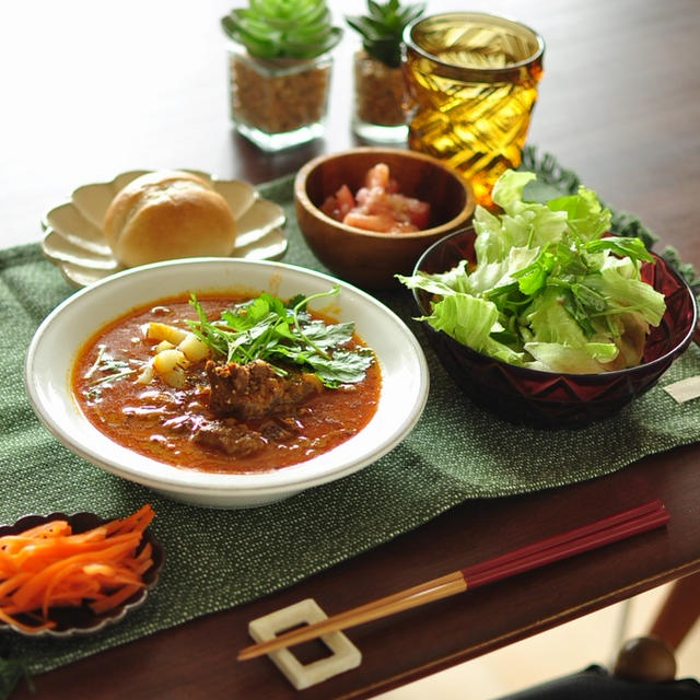 絶品!!京都よしむらのカレーそばと、「そりゃあ都（みやこ）ですから」と長女が鼻を膨らませた話、試作が続く晩ごはん
