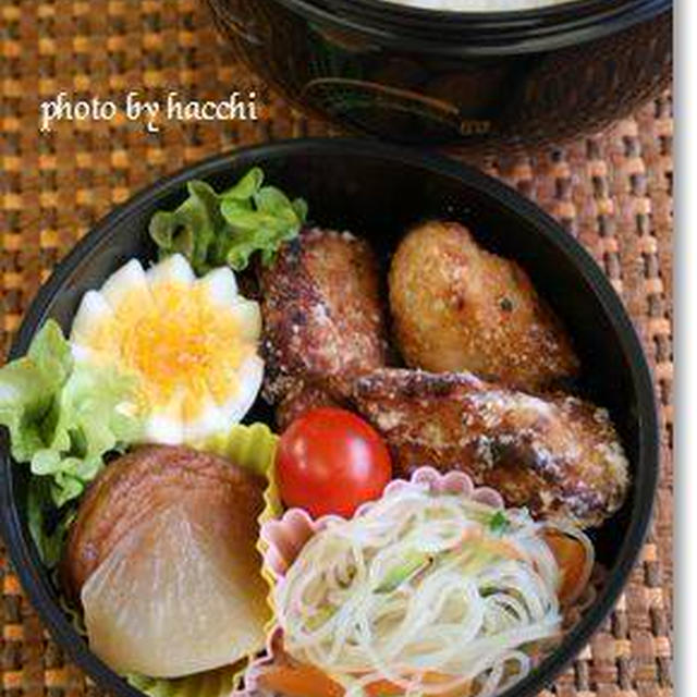 鶏ムネ肉の塩麹唐揚げ＆春雨サラダ