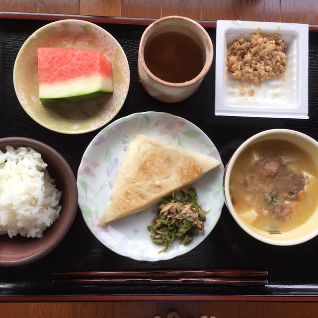 夏休み朝ごはん　2日分